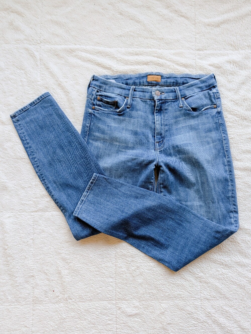 MOTHER The Looker Crop Skinny Leg Jeans